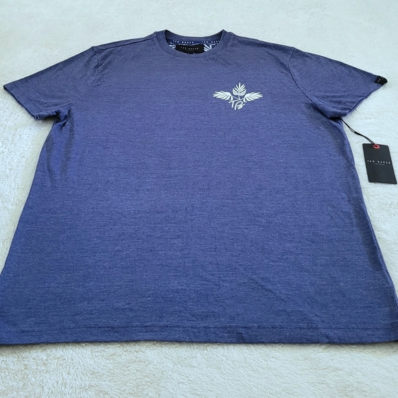 Ted Baker Heather Blue💙 Logo Tee👕 - NWT - Picture 11 of 13